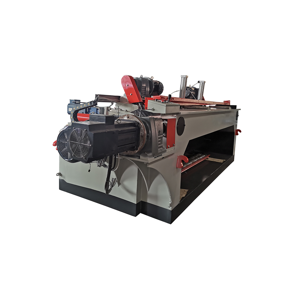 Plywood Veneer Peeling Machine Rotary Lathe on Wood Veneer Factory