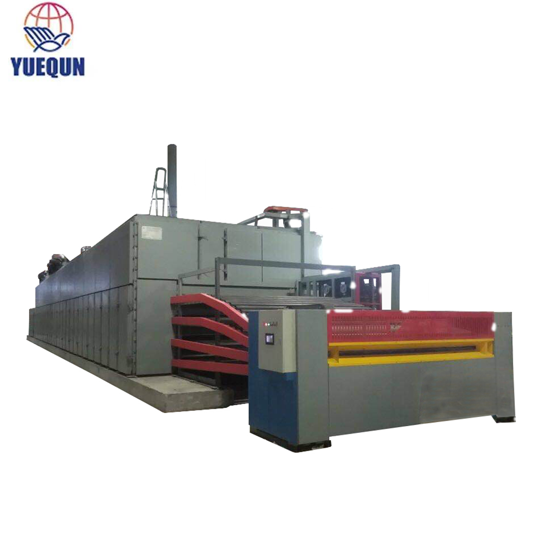 Veneer Roller Dryer Machine with Roller Conveyor for Veneer Core