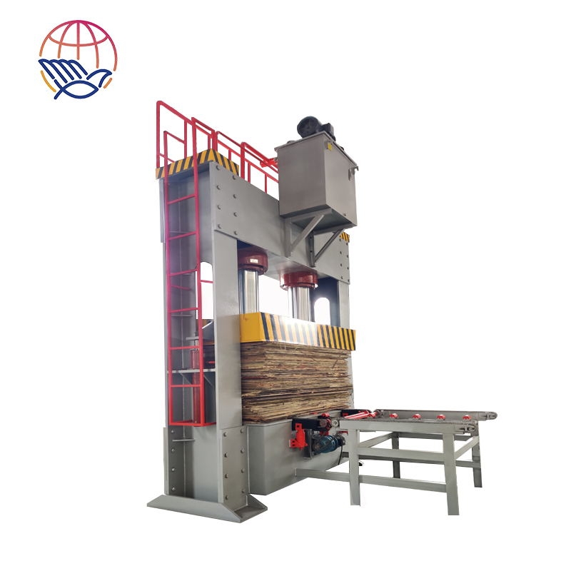 Plywood production line machine / plywood manufacturing plant/cold press machine